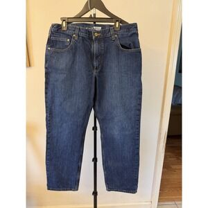 Carhartt Relaxed Fit Straight Leg Denim Jeans Men's 36 X 30